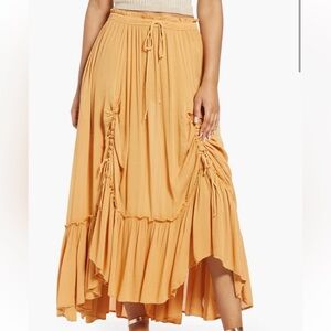 Worn once Free People El Sol Maxi Skirt